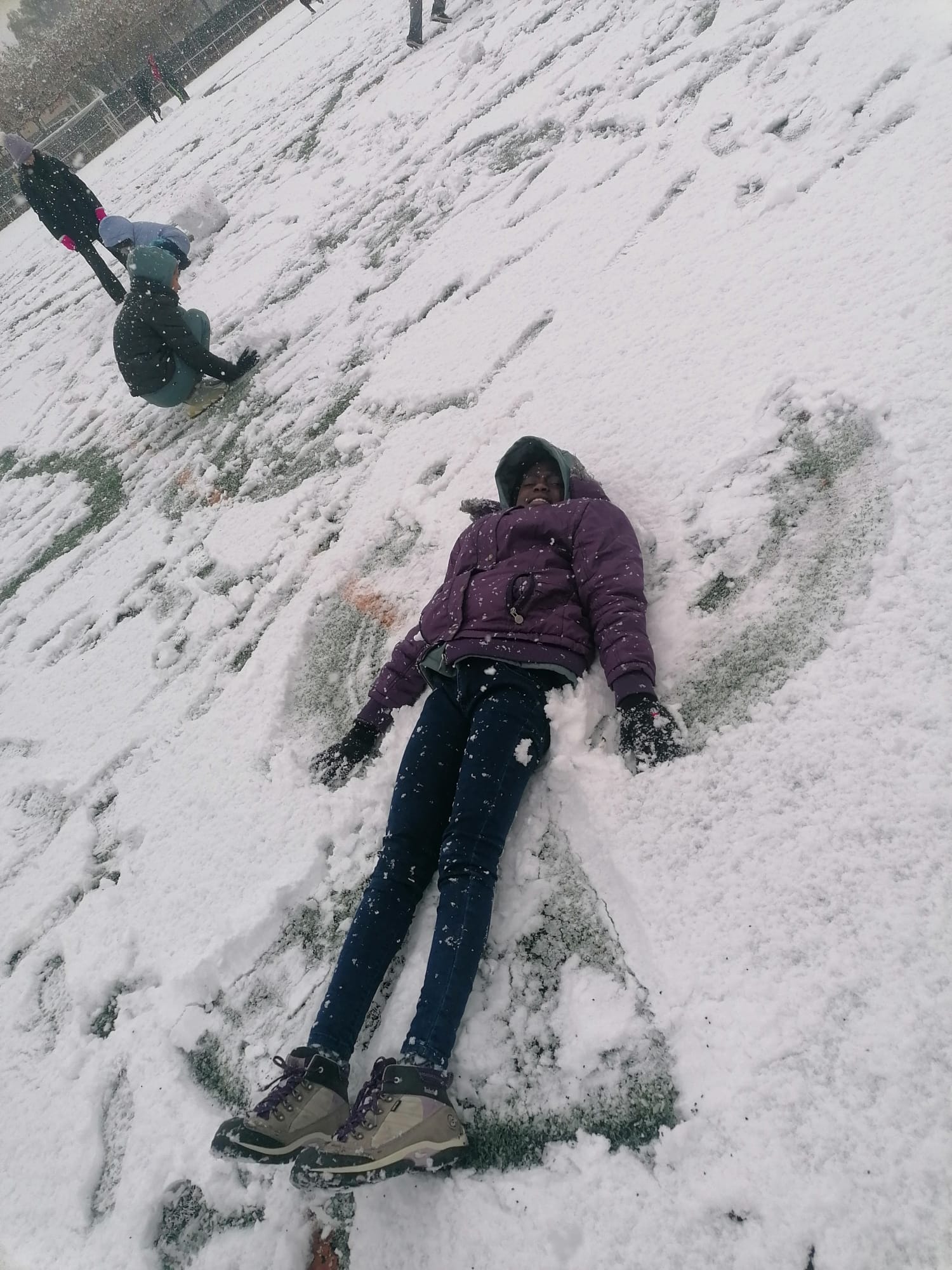 ¡Y llegó la nieve!